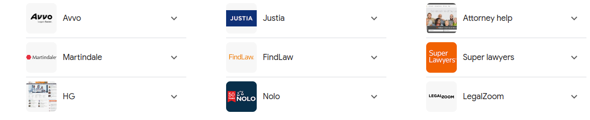 Law Websites